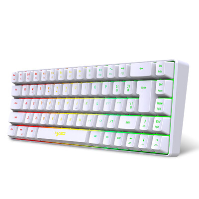 HXSJ V200 laidinė K68 RGB Streamer mini žaidimų klaviatūra 19 klavišų membraninė klaviatūra be konfliktų, bet mechaninis žaidimo / biuro pojūtis