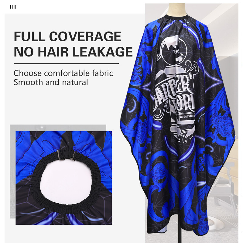 Antistatinis kirpimas šluostės kirpimas plaukams atsparus vandeniui salonas kirpykla Kirpykla prijuostė Kirpykla pelerinos kirpėjo stiliaus įrankiai