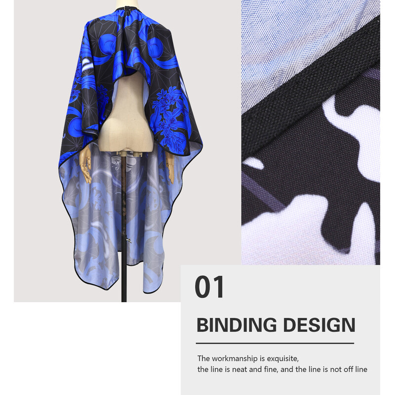 Antistatinis kirpimas šluostės kirpimas plaukams atsparus vandeniui salonas kirpykla Kirpykla prijuostė Kirpykla pelerinos kirpėjo stiliaus įrankiai