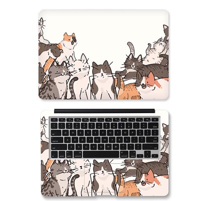 Αυτοκόλλητο για φορητό υπολογιστή διπλής όψης με αυτοκόλλητο δέρμα φορητού υπολογιστή 11/12/13/14/15/16 ιντσών για MacBook Pro 16 Pro 15 Touch Bar 13/Acer/Lenovo