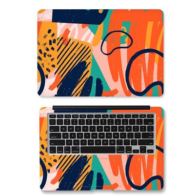 Αυτοκόλλητο για φορητό υπολογιστή διπλής όψης με αυτοκόλλητο δέρμα φορητού υπολογιστή 11/12/13/14/15/16 ιντσών για MacBook Pro 16 Pro 15 Touch Bar 13/Acer/Lenovo