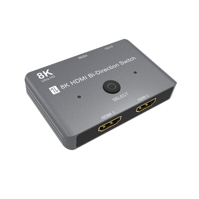 „Ultra HD 2.1“ su HDMI suderinamas dvikryptis jungiklio skirstytuvas 8K@60Hz 4K@120Hz 1 In 2Out 2 In 1 Out adapteris Xbox PS5 projektoriams