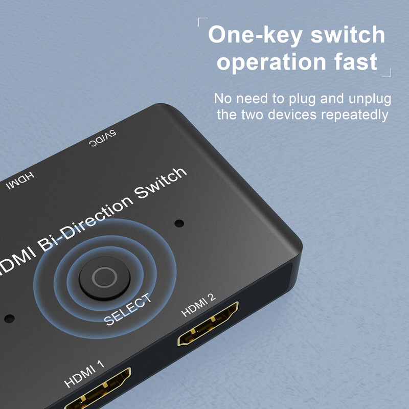 „Ultra HD 2.1“ su HDMI suderinamas dvikryptis jungiklio skirstytuvas 8K@60Hz 4K@120Hz 1 In 2Out 2 In 1 Out adapteris Xbox PS5 projektoriams