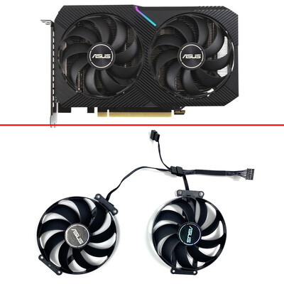 2db 90 mm-es 6 tűs CF9010U12S RTX 3060 GPU VENTILÁTOR ASUS DUAL-RTX3060-12G RTX3070 RTX3060Ti hűtőventilátorokhoz Grafikus kártya hűtőventilátor