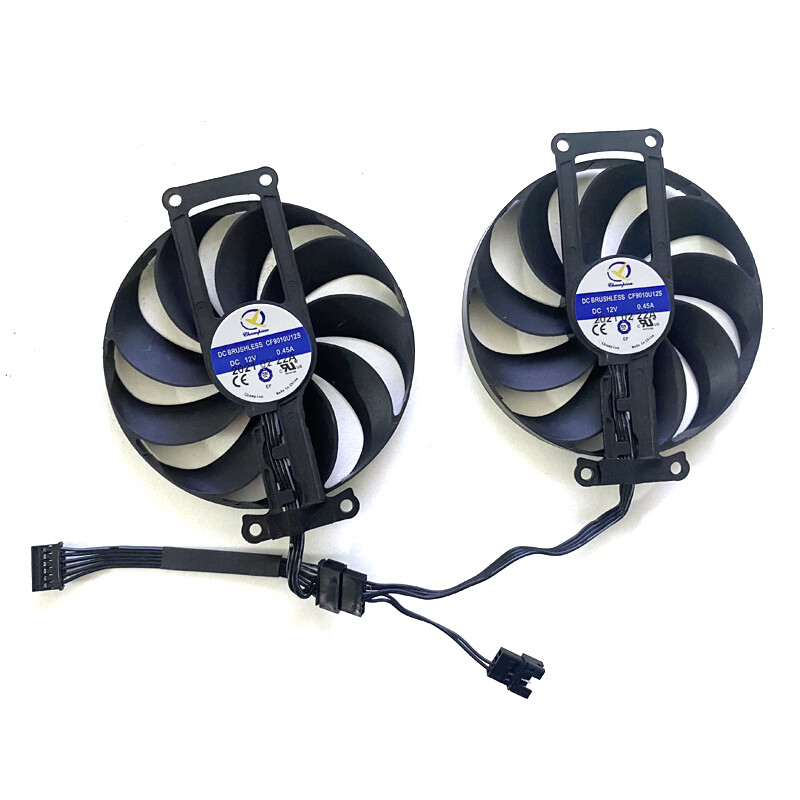 2 ks 90 mm 6pin CF9010U12S RTX 3060 GPU ventilátor pre ASUS DUAL-RTX3060-12G RTX3070 RTX3060Ti chladiace ventilátory chladiča grafickej karty