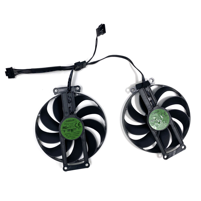 2 ks 90 mm 6pin CF9010U12S RTX 3060 GPU ventilátor pre ASUS DUAL-RTX3060-12G RTX3070 RTX3060Ti chladiace ventilátory chladiča grafickej karty