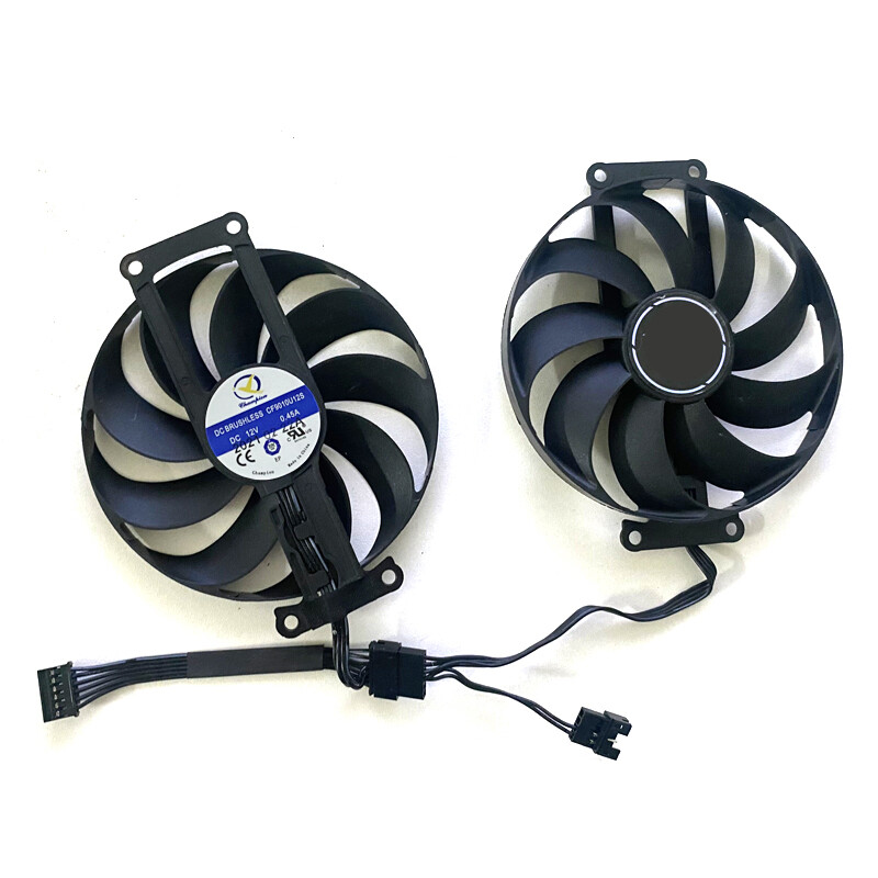 2 ks 90 mm 6pin CF9010U12S RTX 3060 GPU ventilátor pre ASUS DUAL-RTX3060-12G RTX3070 RTX3060Ti chladiace ventilátory chladiča grafickej karty