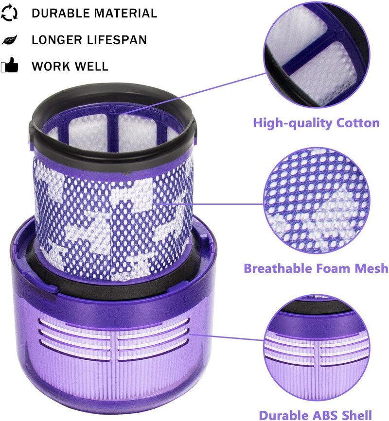 Zamjenski dijelovi HEPA filtra za Dyson V11 Torque Drive V11 Animal V15 Detect SV14 bežični usisivač Usporedi s dijelom 970013-02