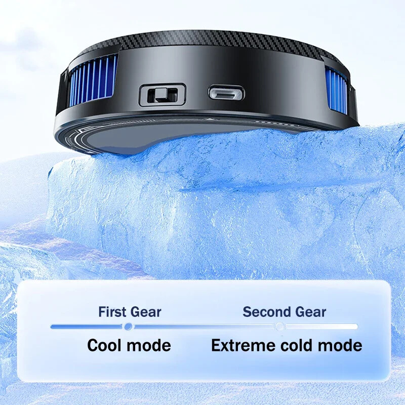 X80 Tablet Cooler Magnetic Semiconductor Fast Cooling Fan Radiator for iPad/Android/Laptop PUBG 2 Gear Adjustable Cool Heat Sink