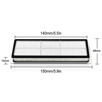 Συμβατό για Xiaomi Mijia 1C 2C 1T, Dreame F9, STYTJ01ZHM ανταλλακτικά Αξεσουάρ Κύρια πλαϊνή βούρτσα Hepa Filter Mop Πανί