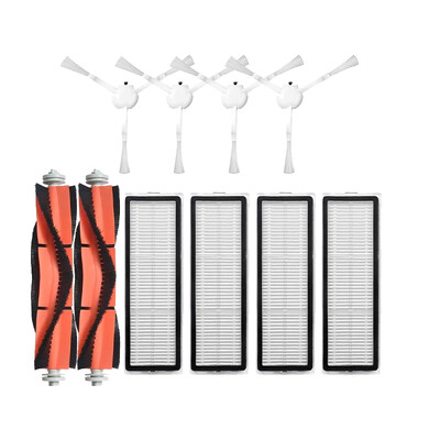 Kompatibilné s Xiaomi Mijia 1C 2C 1T, Dreame F9, STYTJ01ZHM Náhradné diely Príslušenstvo Hlavná bočná kefa HEPA filter mop handrička