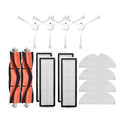 Kompatibilné s Xiaomi Mijia 1C 2C 1T, Dreame F9, STYTJ01ZHM Náhradné diely Príslušenstvo Hlavná bočná kefa HEPA filter mop handrička