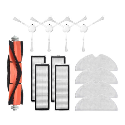 Kompatibilné s Xiaomi Mijia 1C 2C 1T, Dreame F9, STYTJ01ZHM Náhradné diely Príslušenstvo Hlavná bočná kefa HEPA filter mop handrička