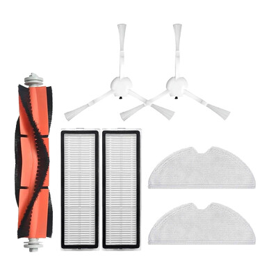 Kompatibilné s Xiaomi Mijia 1C 2C 1T, Dreame F9, STYTJ01ZHM Náhradné diely Príslušenstvo Hlavná bočná kefa HEPA filter mop handrička