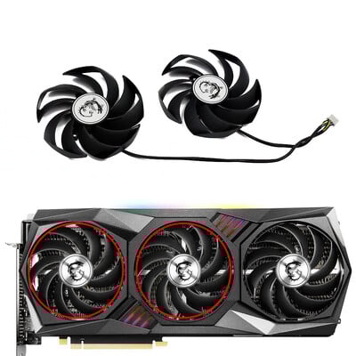PLD09210S12HH 90MM 4PIN MSI Geforce RTX3080 3080Ti RTX3060 3060 Ti Rtx 3070 3080 3090 Gaming X Trio grafikas karšu ventilatoriem