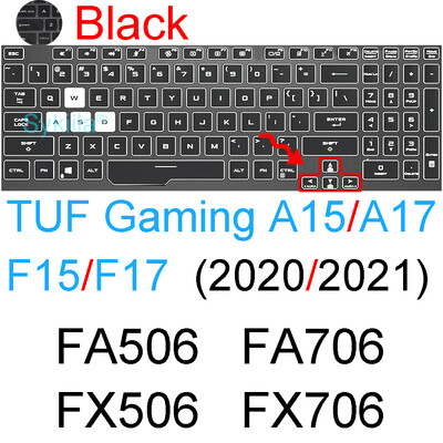 Tastatūras vāciņš ASUS TUF Gaming A15 A16 A17 Dash F15 F16 F17 FA507 FA607 FX507 FX607 FA707 Silikona aizsargplēves apvalks 15 16