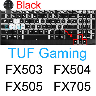 Tastatūras vāciņš ASUS TUF Gaming A15 A16 A17 Dash F15 F16 F17 FA507 FA607 FX507 FX607 FA707 Silikona aizsargplēves apvalks 15 16