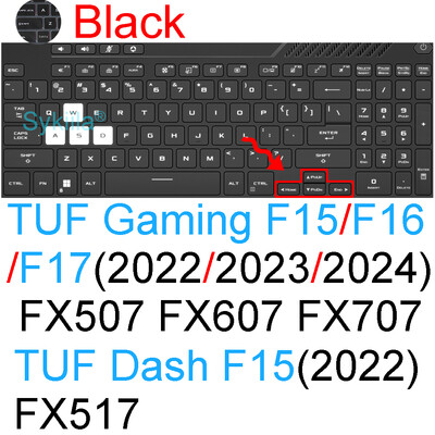 Tastatūras vāciņš ASUS TUF Gaming A15 A16 A17 Dash F15 F16 F17 FA507 FA607 FX507 FX607 FA707 Silikona aizsargplēves apvalks 15 16