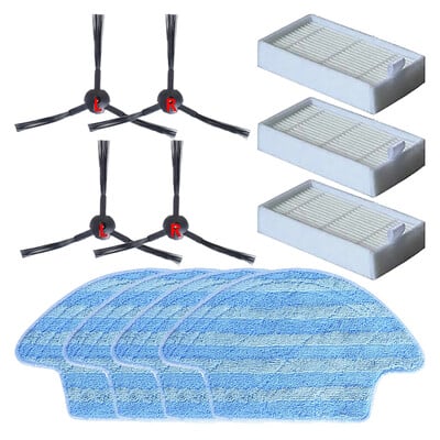 Hepa zamjenski filtri za Ecovacs CEN540/CEN546/CEN54 CEN540-MI Robot usisivač, bočna četka, krpa, dijelovi, dodaci