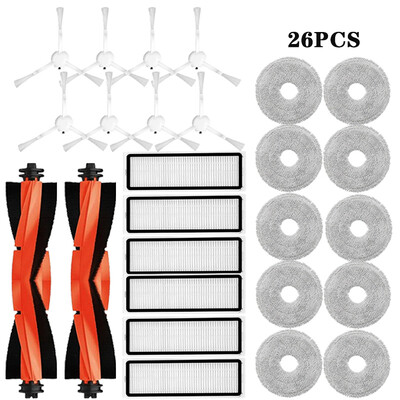 Za Xiaomi Robot Vacuum S10 Plus / S10+ / B105 dijelovi Dodaci Glavna bočna četka Hepa Filter Mop krpa Zamjena