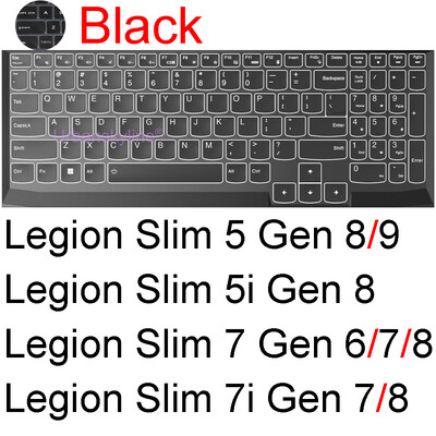 Billentyűzet borító Lenovo Legion 5 7 Pro 9i Slim 7i 5i Gaming 15 16 17 14 Gen 9 8 7 6 5 R720 Y545 szilikonvédő bőrtokhoz