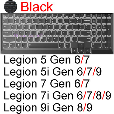 Billentyűzet borító Lenovo Legion 5 7 Pro 9i Slim 7i 5i Gaming 15 16 17 14 Gen 9 8 7 6 5 R720 Y545 szilikonvédő bőrtokhoz