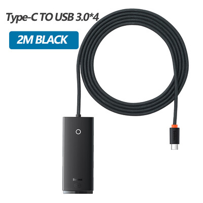 Baseus USB HUB Adapter 4 σε 1 USB Type C σε USB 3.0 HUB Splitter Adapter για MacBook Pro Air Huawei Mate 30 Docking Station HUB