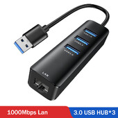 USB C į Ethernet USB 3.0 į RJ45 100/1000 Gigabit Ethernet tinklo adapteris, skirtas Macbook Xiaomi PS5 televizoriui LAN laidinio konverterio kabelis