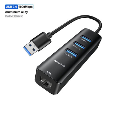 USB C į Ethernet USB 3.0 į RJ45 100/1000 Gigabit Ethernet tinklo adapteris, skirtas Macbook Xiaomi PS5 televizoriui LAN laidinio konverterio kabelis
