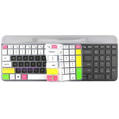 Capac pentru tastatură K580 pentru Logitech K580 k585 K470 MK470 pentru Logi Set Protector din silicon transparent Carcasa de piele Accesorii pentru film