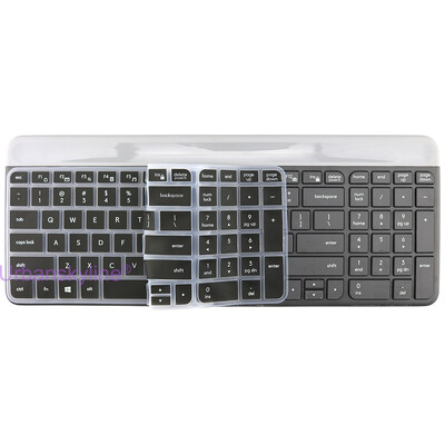 Capac pentru tastatură K580 pentru Logitech K580 k585 K470 MK470 pentru Logi Set Protector din silicon transparent Carcasa de piele Accesorii pentru film
