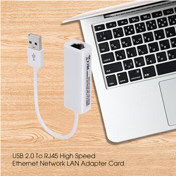 Преносим USB 2.0 към RJ45 мрежова карта 10/100Mbps USB към RJ45 Ethernet Lan адаптер за PC лаптоп Windows XP 7 8