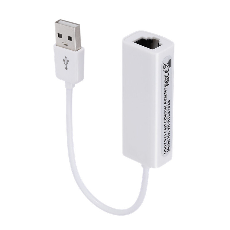 Φορητός προσαρμογέας δικτύου USB 2.0 σε RJ45 10/100 Mbps USB σε RJ45 Ethernet Lan για φορητό υπολογιστή Windows XP 7 8