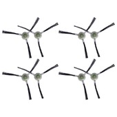 8 bucăți de înlocuire perie laterală pentru aspirator pentru Lefant M210 M210S M210B M213 partea de aspirator perie laterală cu 3 brațe