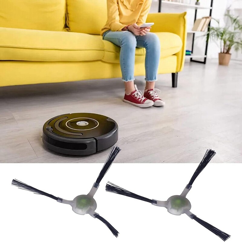 8 bucăți de înlocuire perie laterală pentru aspirator pentru Lefant M210 M210S M210B M213 partea de aspirator perie laterală cu 3 brațe