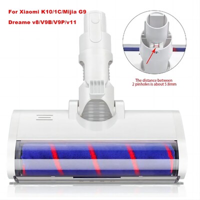 Elektromos kefefej Xiaomi K10/G10 Xiaomi 1C Xiaomi Dreame V8/V9B/V9P/V11/G9 szőnyegkefe porszívó alkatrészeihez
