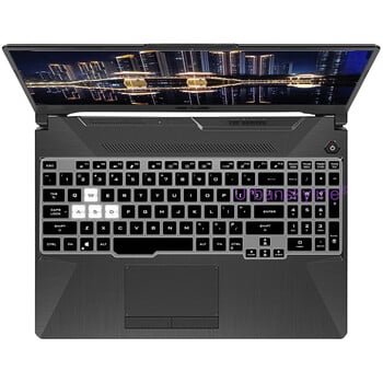 Κάλυμμα πληκτρολογίου για ASUS TUF Dash F15 F16 F17 FX507 FX607 Gaming A15 A16 A17 FA507 FA607 Silicone Protector Skin Case 2024 2023