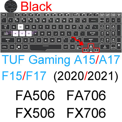 Poklopac tipkovnice za ASUS TUF Dash F15 F16 F17 FX507 FX607 Gaming A15 A16 A17 FA507 FA607 Silikonska zaštitna maska za kožu 2024 2023