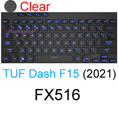 Poklopac tipkovnice za ASUS TUF Dash F15 F16 F17 FX507 FX607 Gaming A15 A16 A17 FA507 FA607 Silikonska zaštitna maska za kožu 2024 2023