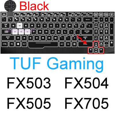 Poklopac tipkovnice za ASUS TUF Dash F15 F16 F17 FX507 FX607 Gaming A15 A16 A17 FA507 FA607 Silikonska zaštitna maska za kožu 2024 2023