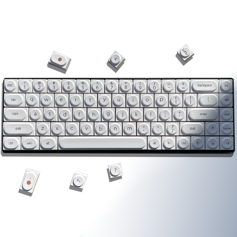 Hračkárske stavebné bloky Klávesnice Prispôsobená klávesnica Malá kompletná sada 136 Mechanická klávesnica Klávesnice Denník Téma Mac Minimalist