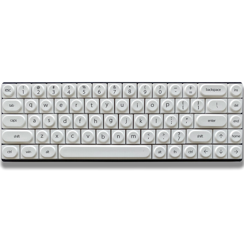 Hračkárske stavebné bloky Klávesnice Prispôsobená klávesnica Malá kompletná sada 136 Mechanická klávesnica Klávesnice Denník Téma Mac Minimalist