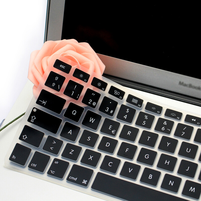 Silikónový kryt klávesnice pre Macbook Air Pro Retina 13 15, španielska klávesnica, EU/US, A1466, A1278, A1286, A1398