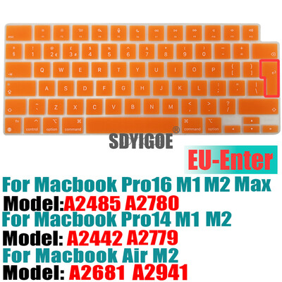 Capac tastatură Ultra subțire pentru MacBook Air 15" M2 (A2941) MacBook Air 13,6" (A2681) MacBook Pro 14"16" (A2779A2442A2780A2485)