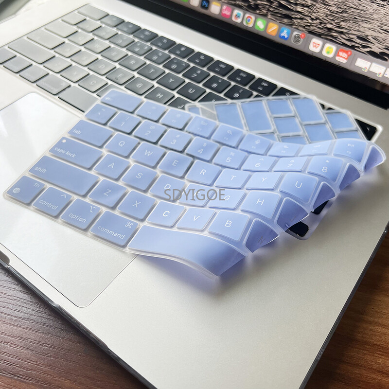 Capac tastatură Ultra subțire pentru MacBook Air 15" M2 (A2941) MacBook Air 13,6" (A2681) MacBook Pro 14"16" (A2779A2442A2780A2485)