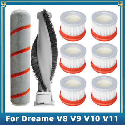 Xiaomi Dreame V8 V9 V9B V9D V9P XR V10 V11 V16 atsarginės dalys Priedai Ritininis šepetys Hepa filtras