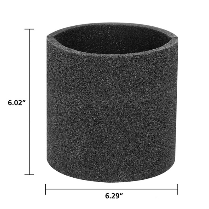 6 pakuotės 90585 putplasčio įvorė VF2001 putplasčio filtrai, putplasčio filtras parduotuvės dulkių siurbliui šlapias sausas dulkių siurblys, keičiamos dalys 9058500