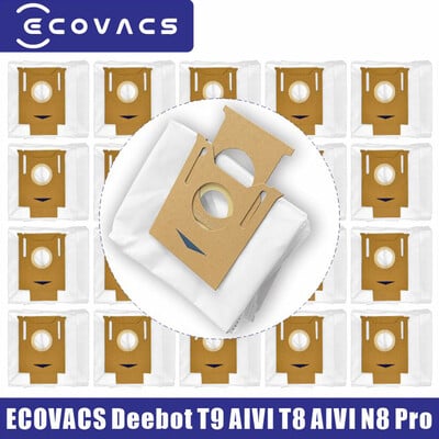 Porzsák Ecovacsokhoz DEEBOT T9 T9 AIVI OZMO T8 AIVI T8 Max T8 sorozat N8 Pro Plus N8 Pro Tartozékok Robotporszívó alkatrészek