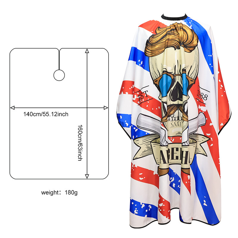 Frizieris galvaskauss matu griezums audums frizieris priekšauts matu griezums apmetnis frizieris kleita frizieris mētelis frizētavas salona aksesuārs