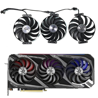 95 mm-es CF1010U12S grafikus kártya ventilátor csere ASUS Rog Strix RTX 3060 3070 3080 Ti 3090 Gaming GPU Cooler RX 6700 grafikus kártya